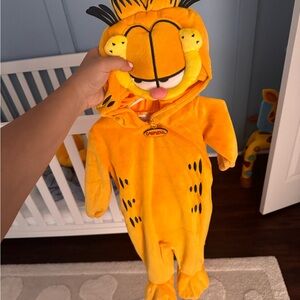 Kids One Piece Footie - Bright Orange